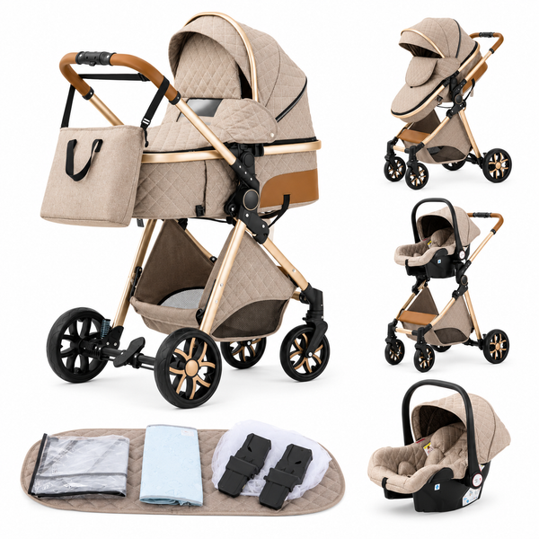 Poussette 3 en 1 | Luxe