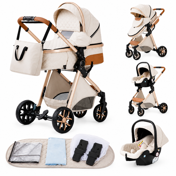 Poussette 3 en 1 | Luxe